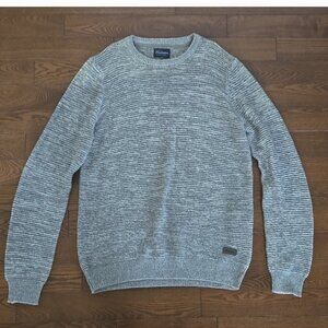 Rumors grey knitted mens sweater size XL
